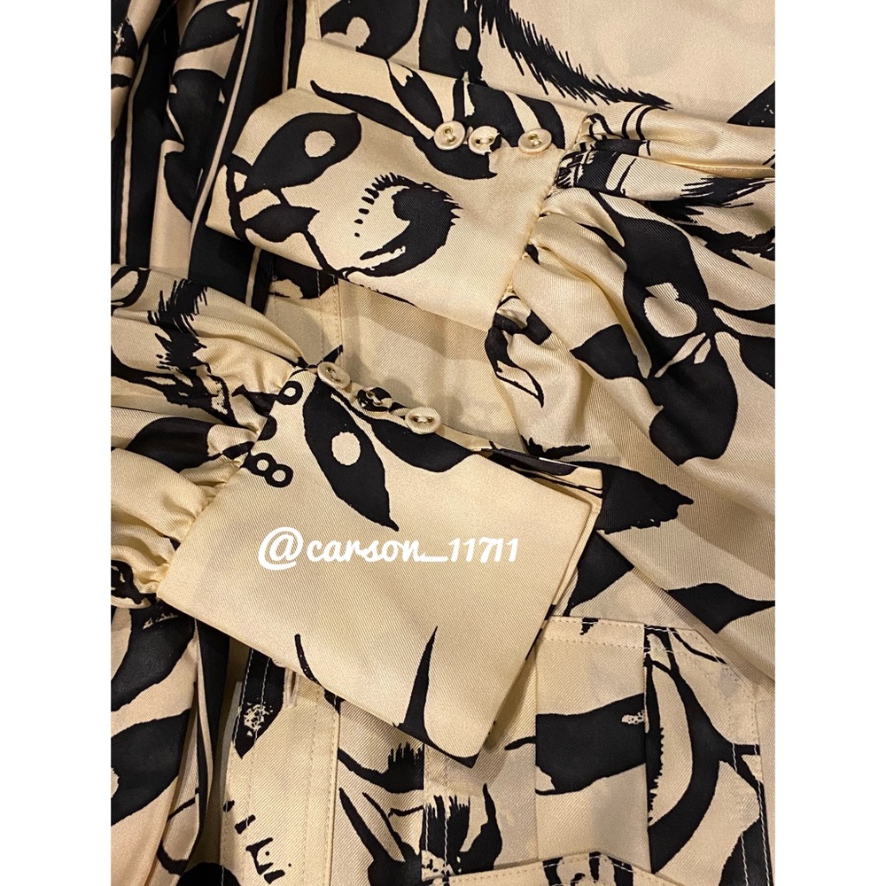 Zimmermann Ladybeetle Scarf Tie Silk Shirt - Picture 9 of 12